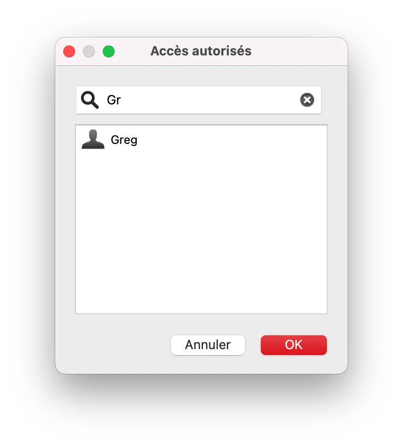 search user