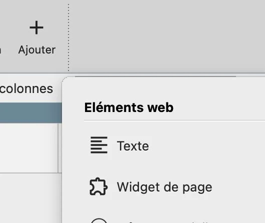 add comp widget