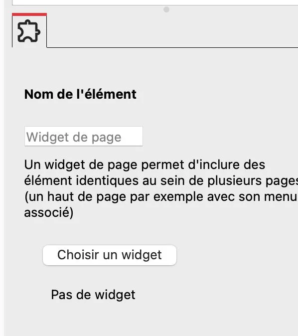 Link widget to comp widget