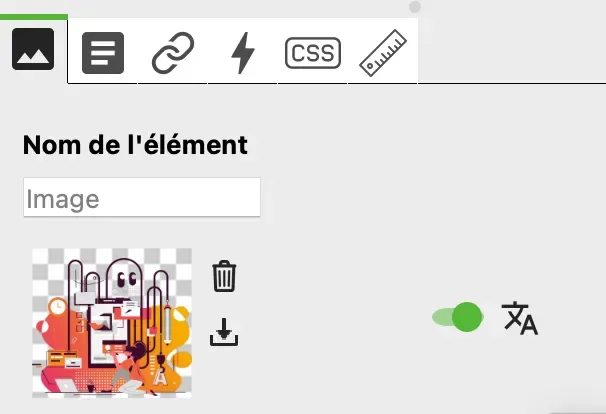 img lang dependent