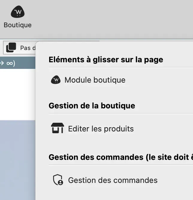 manage order link