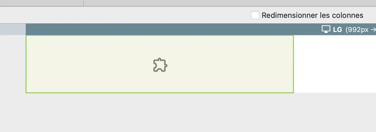 widget in page